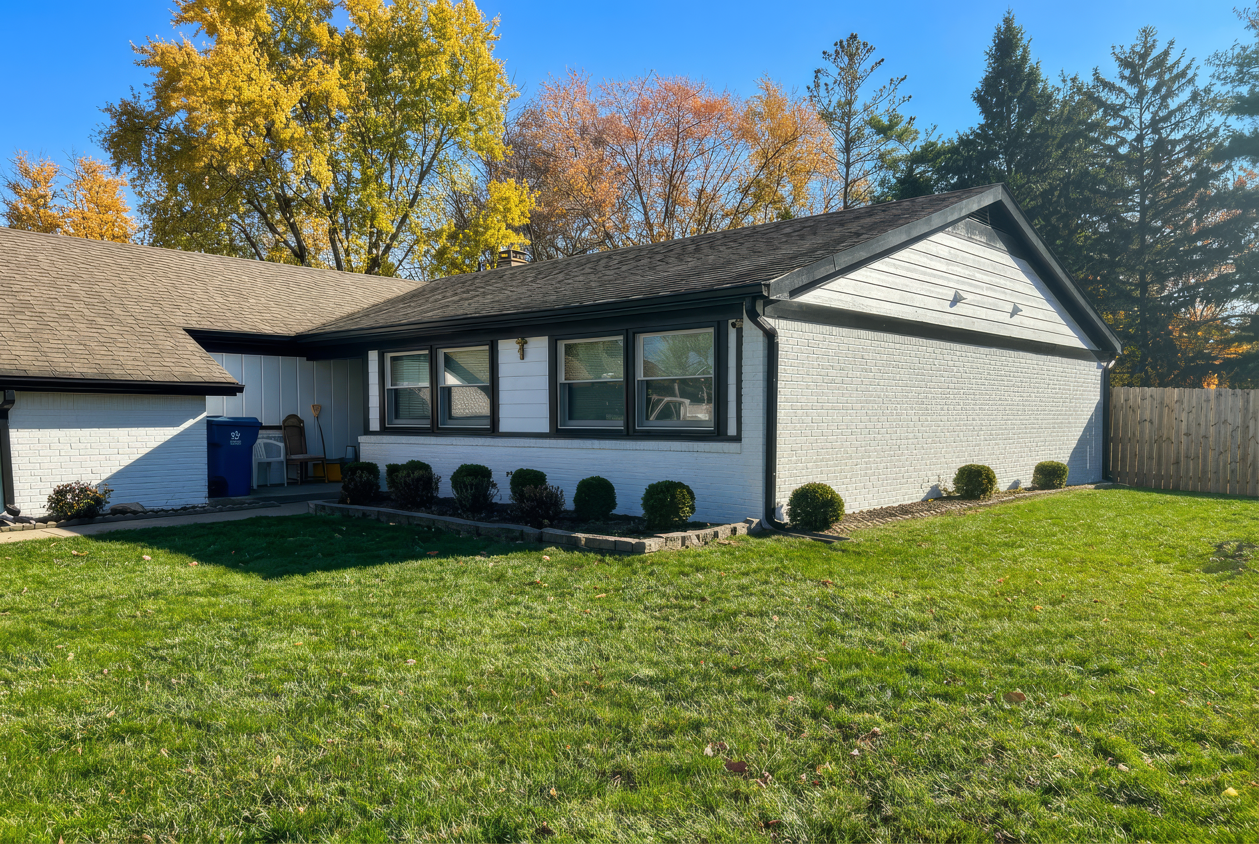 Before — home exterior before painting