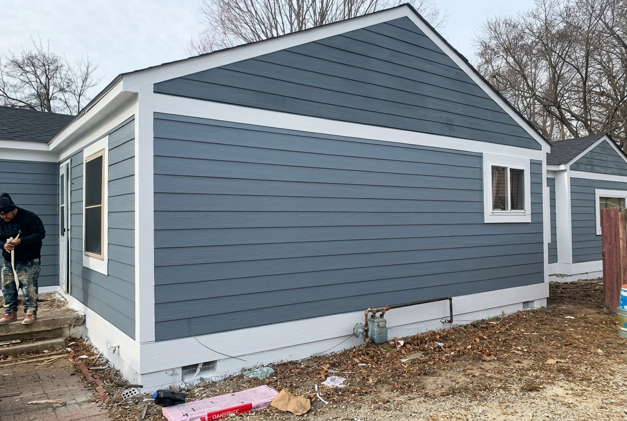 Exterior after painting