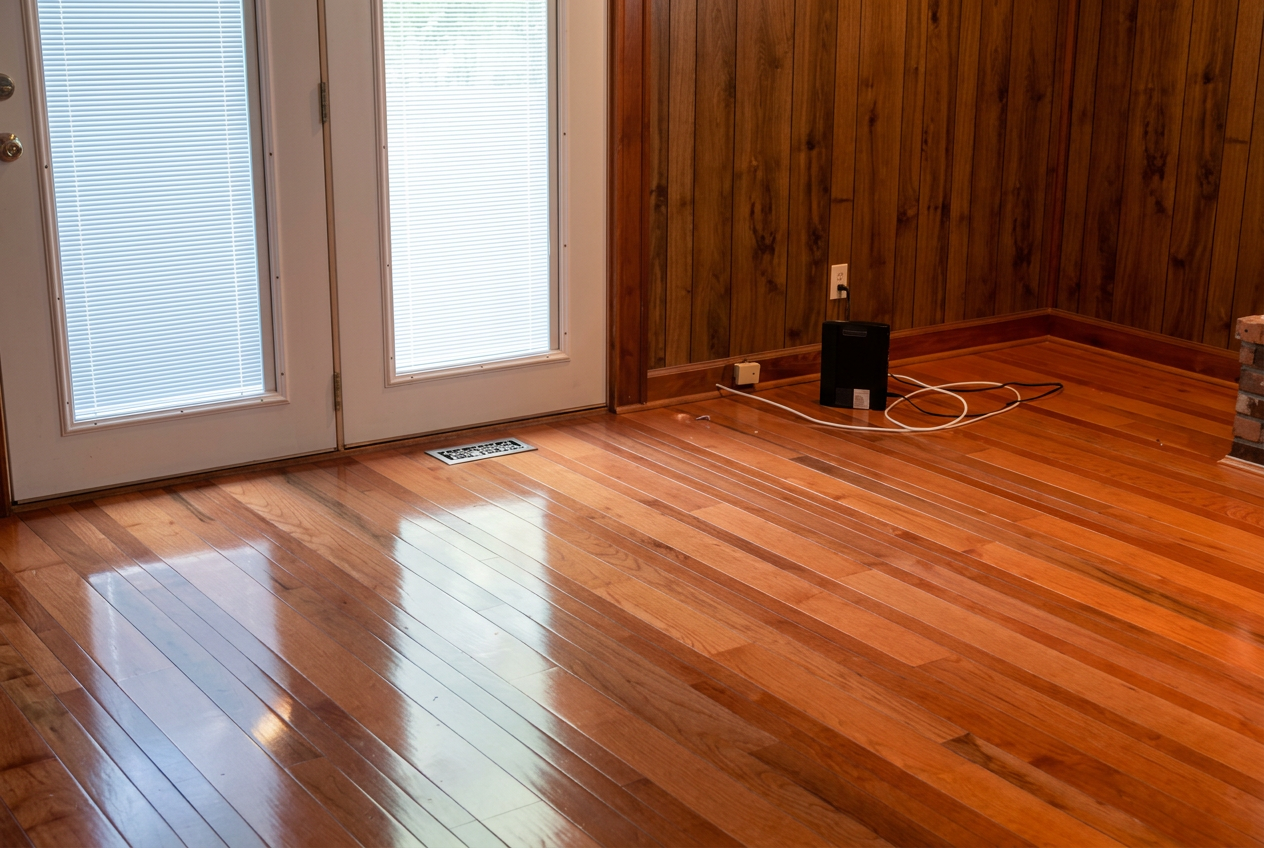 Hardwood flooring installation